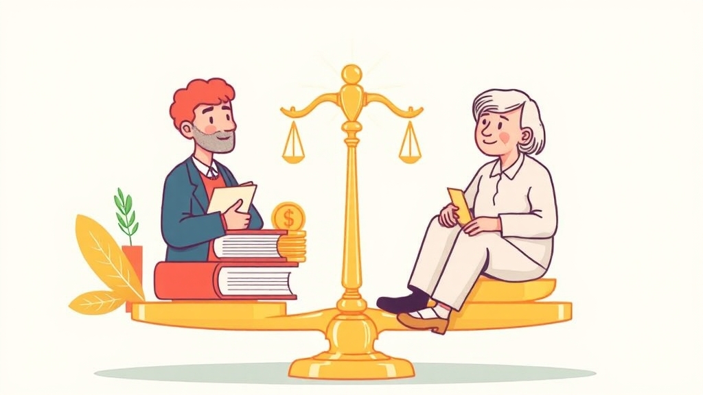 ISA, 연금저축 계좌 차이점 (illustration 스타일)