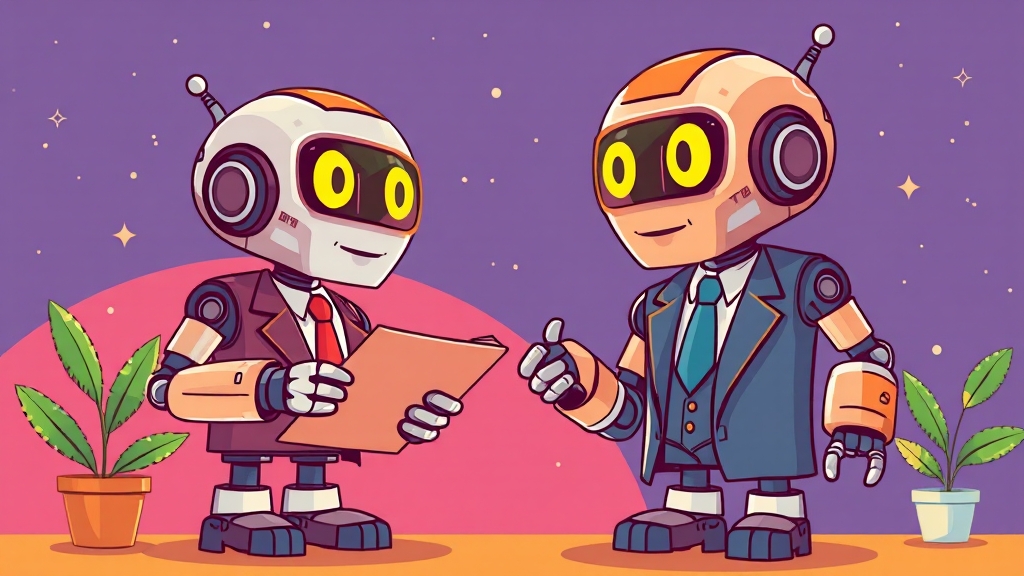 로보어드바이저란? (cartoon 스타일)