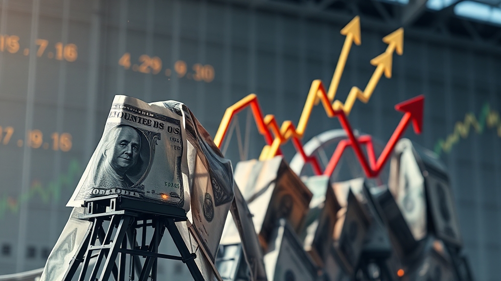 환율 변동, 투자 수익률 영향 (realistic 스타일)