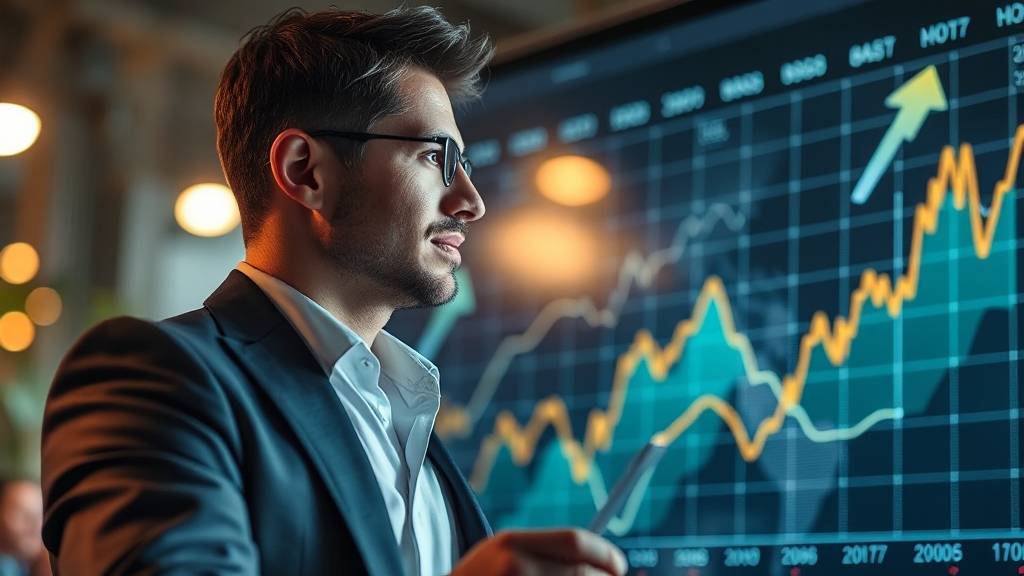 환율 변동 투자 전략 (상승 vs 하락) (realistic 스타일)