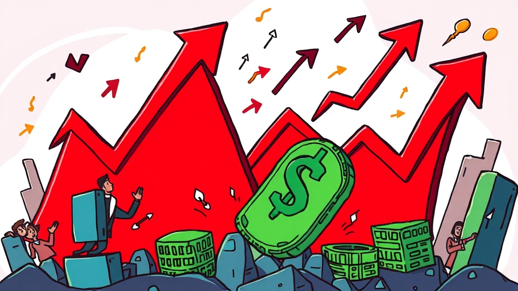 최근 증시 및 경제 지표 (cartoon 스타일)