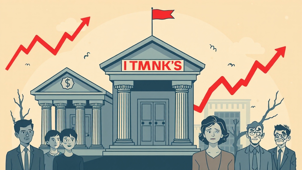 지역 은행 및 비은행권 리스크 (illustration 스타일)