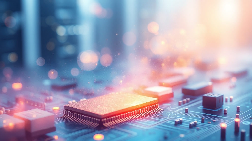 AI 반도체 관련 기업, 어디에 투자해야 할까? (watercolor 스타일)