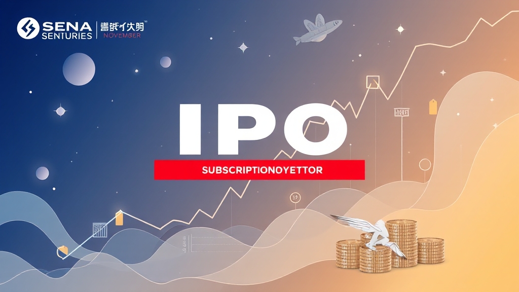 공모 및 청약 핵심 정보 (illustration 스타일)