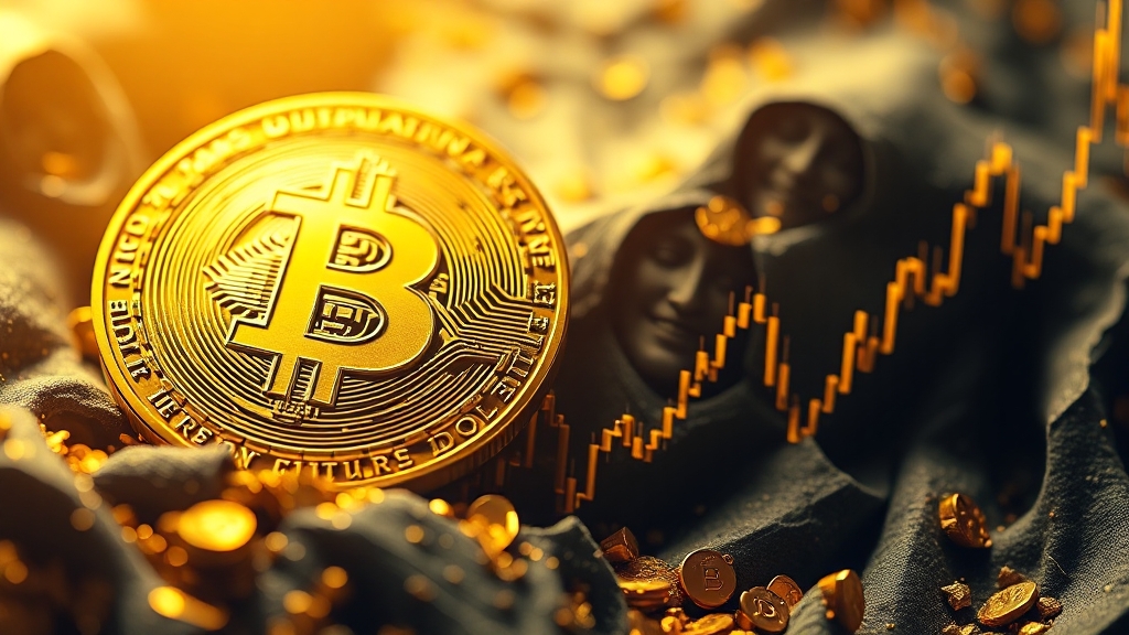 비트코인, 새로운 투자 대안? (realistic 스타일)